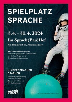Bild vergr&ouml;&szlig;ern: WAMIKI - Poster Ausstellung "Spielplatz Sprache"