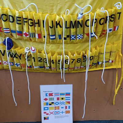 Bild vergr&ouml;&szlig;ern: WAMIKI - ein Flaggenalphabet mit Anleitung
