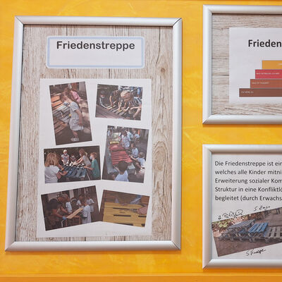 Bild vergr&ouml;&szlig;ern: Hort Wirbelwind - Pr&auml;ventionswoche - Bilder Friedenstreppe