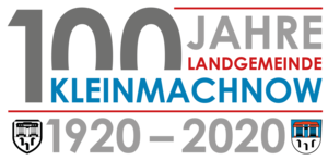 Bild vergrößern: Logo 100 Jahre Landgemeinde Kleinmachnow
