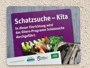 Bild vergr&ouml;&szlig;ern: unser Siegel Schatzsuche-Kita