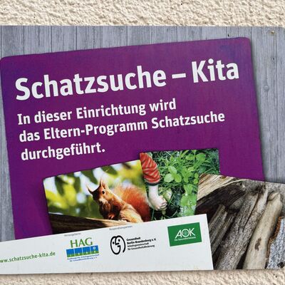 unser Siegel Schatzsuche-Kita 