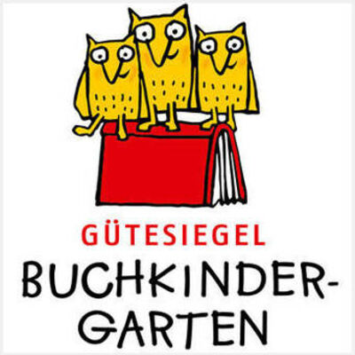 Logo Gütesiegel Buchkindergarten
